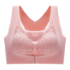 Butterfly Pattern Magic Bra Pink Front