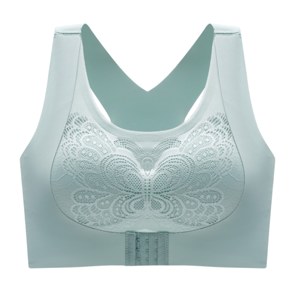 Butterfly Pattern Magic Bra PowderBlue Front