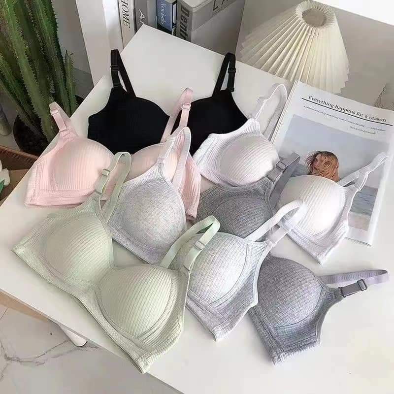 Cotton Light Pad Bras Front Side